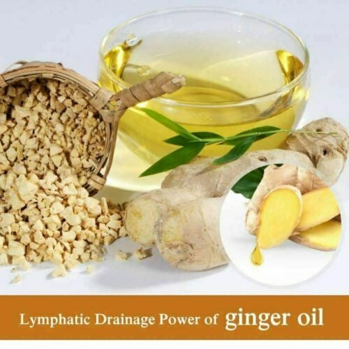 Natural Ginger Massage Oil - Lymphatic Drainage & Therapy (30ml)